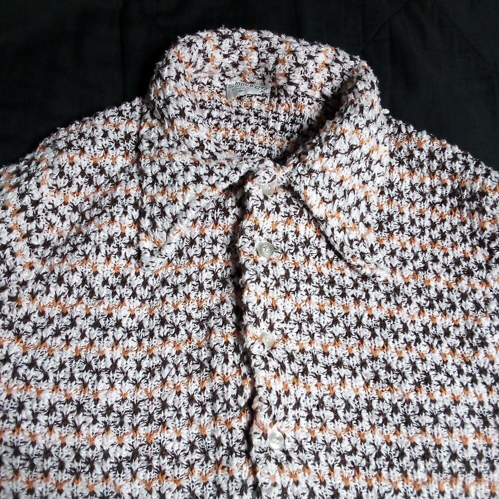 Vintage 60s John Weitz Knit Polo Shirt